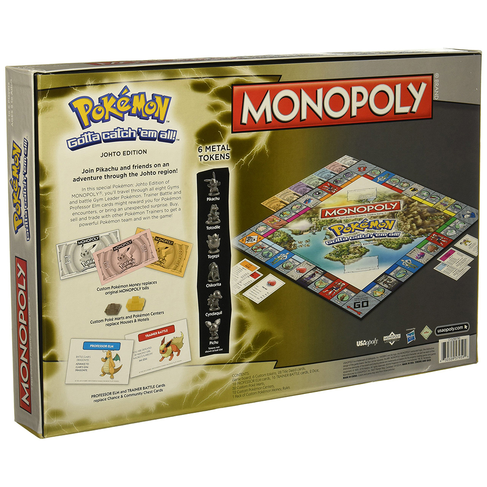 Board Game Monopoly Phiên Bản Pokemon Johto Edition Cao Cấp