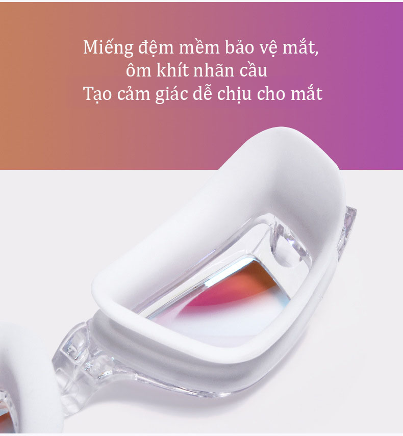 Kính bơi chống tia UV,  chống sương mù hiện đại cho cả nam và nữ phong cách Hàn Quốc mã 6615