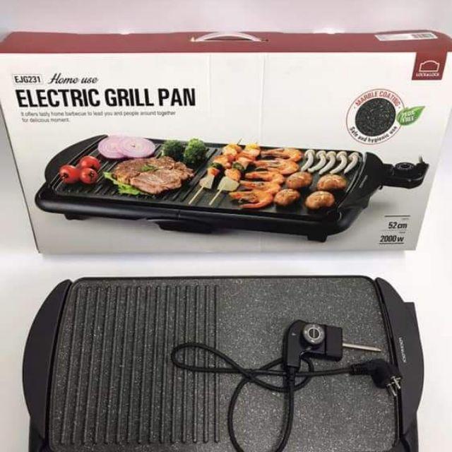 VỈ NƯỚNG ĐIỆN 2000W LOCK&amp;LOCK ELECTRIC GRILL PAN - EJG231