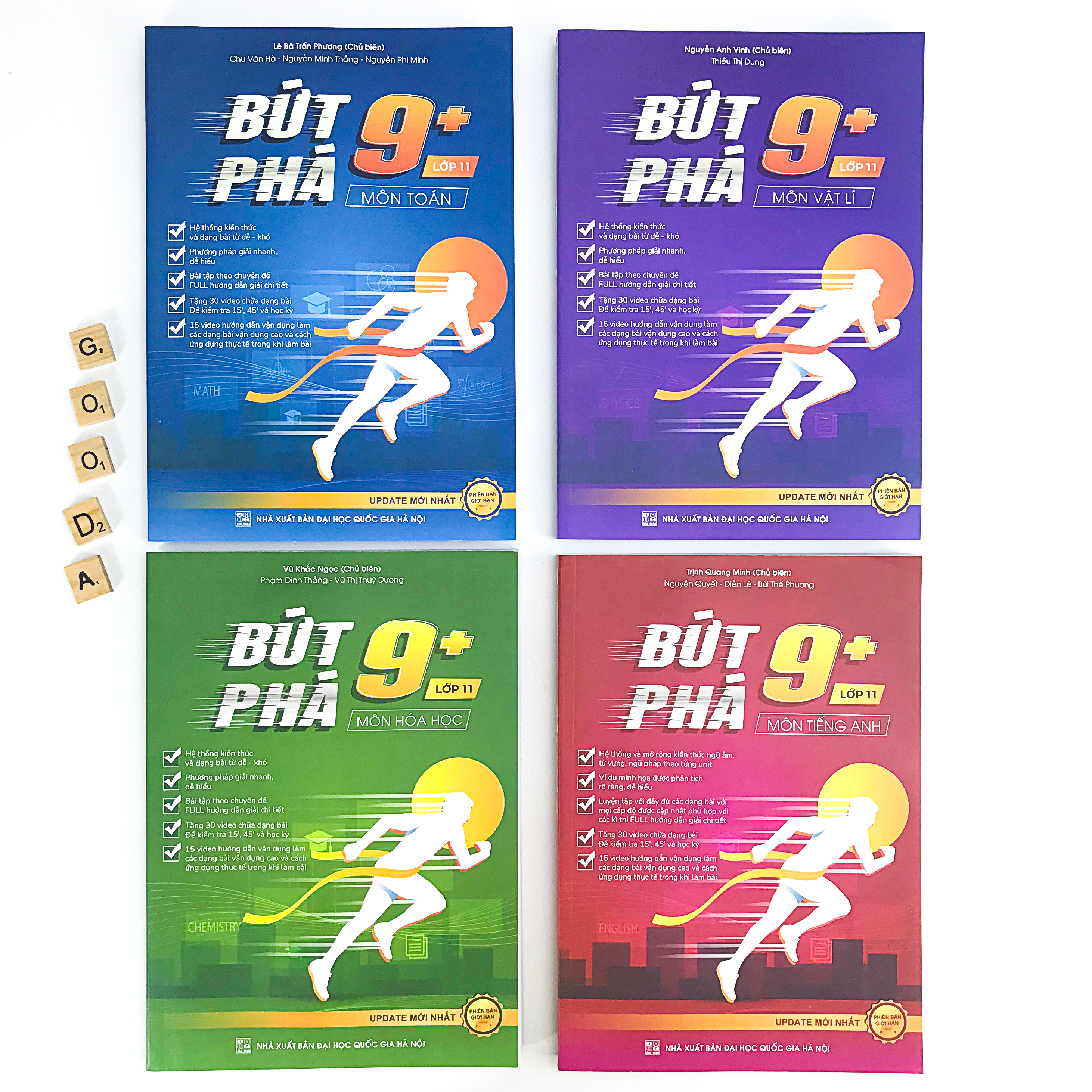 Bứt Phá 9+ Lớp 11 (Tự Chọn 4 Môn: Toán, Lí, Hoá, Tiếng Anh)