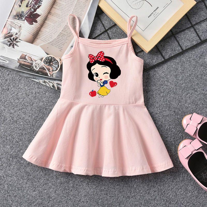 CHENGRUI Cô gái mùa hè váy trẻ em nhỏ treo váy mùa hè phong cách phương Tây bé vest đầm