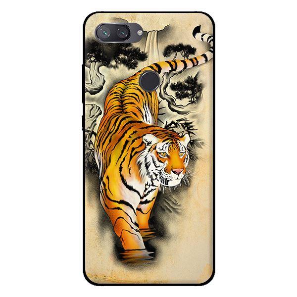Ốp lưng in cho Xiaomi Mi 8 Lite mẫu Hổ - Hàng chính hãng