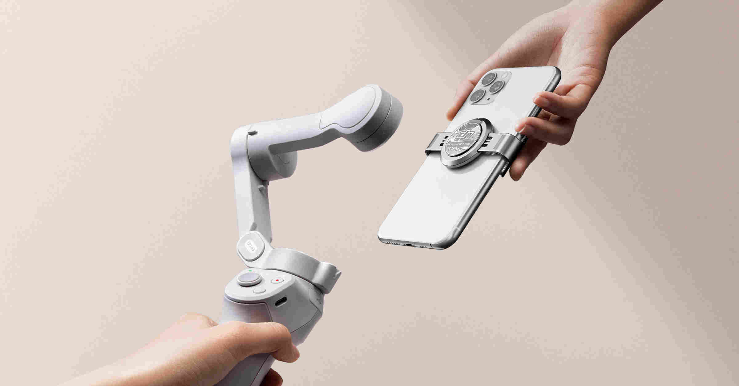 Tay cầm chống rung cho điện thoại DJI OM4 (Osmo Mobile 4) - Hàng chính hãng