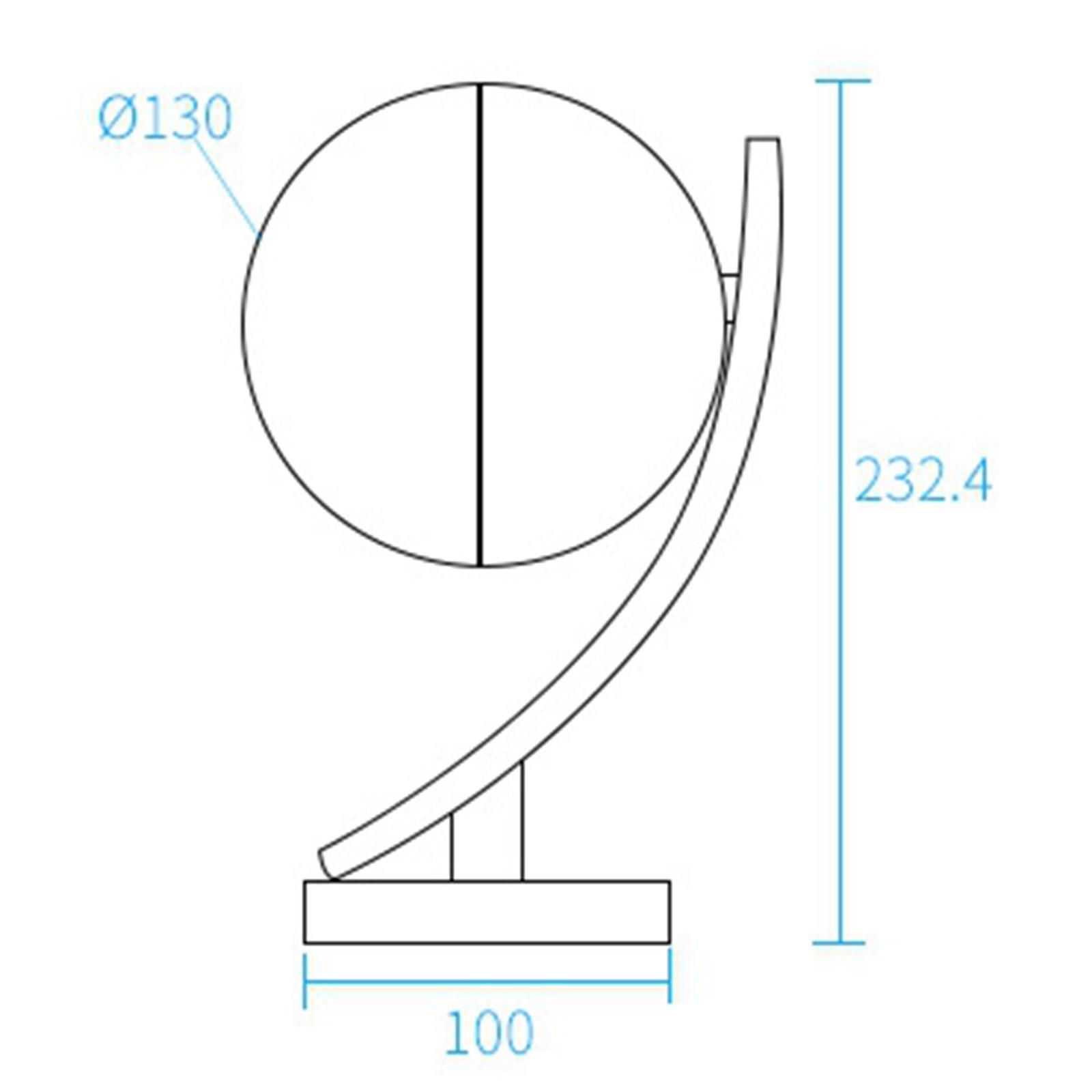 LED Voice Control Desk Lamp Bedside Table Light Eye-Caring Reading Lamp