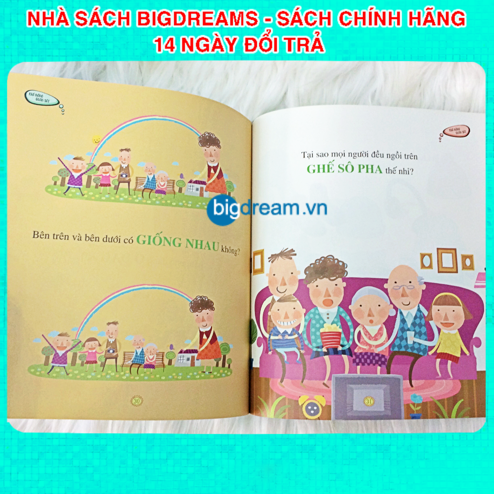 Mẹ Hỏi Con Trả Lời - Khả Năng Quan Sát - Cuốn Sách Vỡ Lòng Đầu Tiên Của Tớ Truyện kể cho bé trước giờ đi ngủ 0-3 tuổi