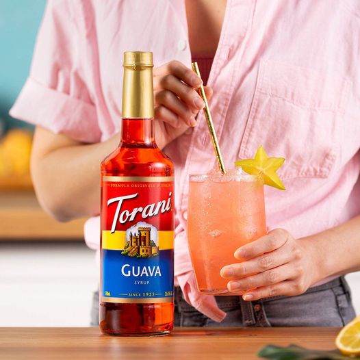 Siro Pha Chế Vị Ổi Torani Classic Guava Syrup 750ml Mỹ - Nguyên Liệu Pha Chế Trà Và Soda