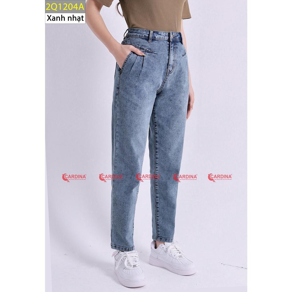 Quần Jeans Nữ  Cao Cấp Quần Bò Dáng Baggy Bắt Trend Siêu Hot 2Q12