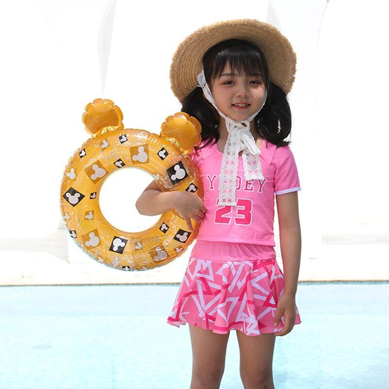 Phao Bơi Tròn Họa Tiết Hoạt Hình Dễ Thương Cho Bé