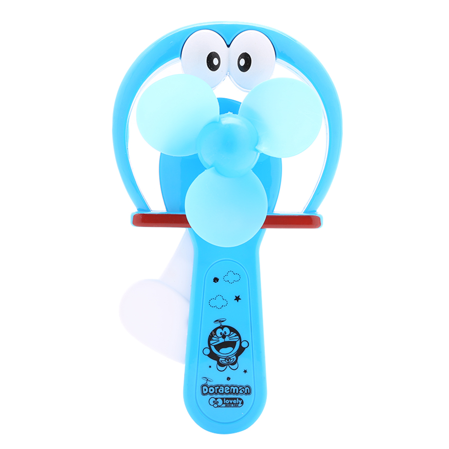 Quạt Cơ Cầm Tay Mini Hình Doreamon
