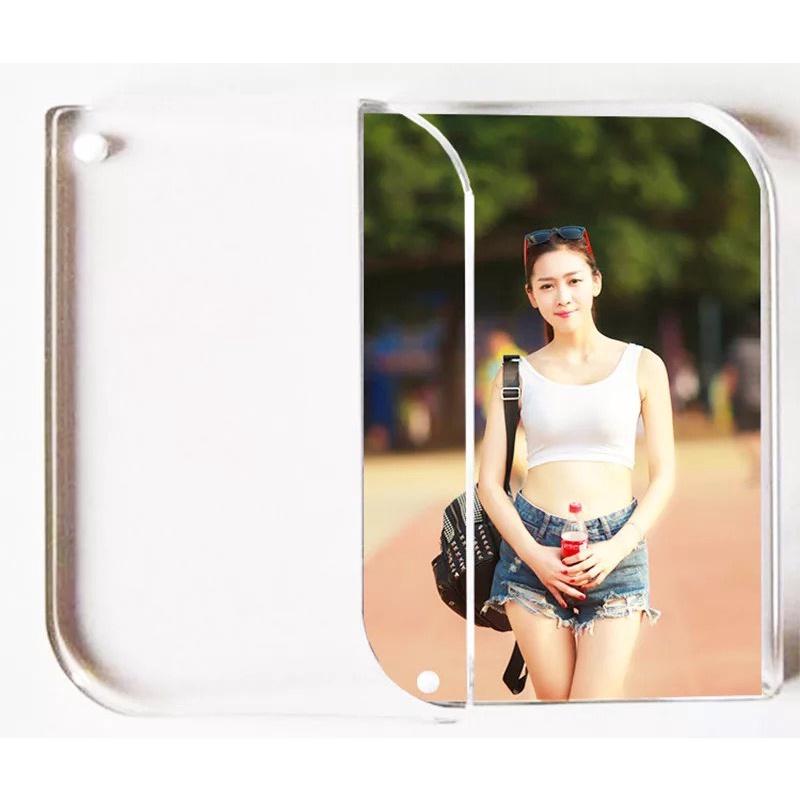 Khung ảnh để bàn nam châm trang trí, bảo vệ, trưng bày ảnh photocard deco