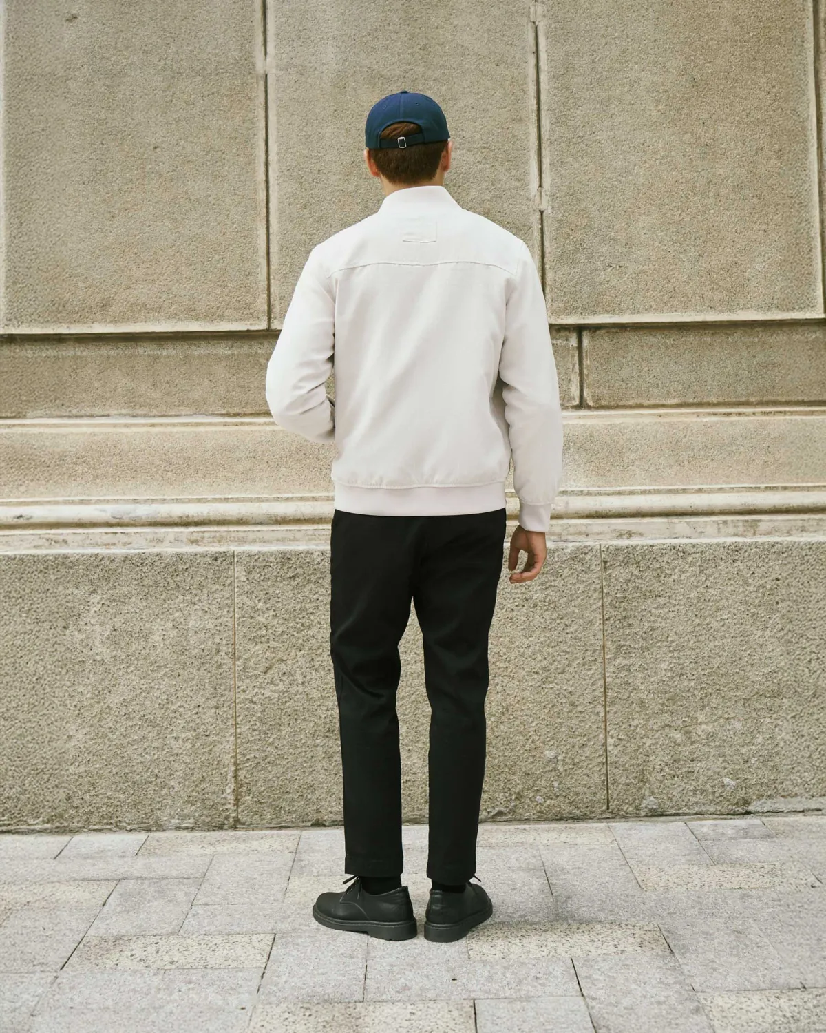 Áo khoác bomber nam da lộn Form Regular - ROUTINE 10F25JAC005