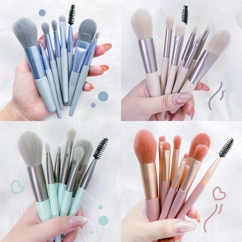 Bộ Cọ Trang Điểm 8 Cây Bao Da loại chuẩn