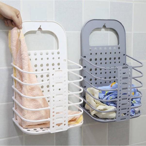 RỔ ĐỰNG THU GỌN QUẦN ÁO , ĐỒ CHƠI , ĐỒ DÙNG TRONG NHÀ TREO TƯỜNG CÓ THỂ XẾP GỌN