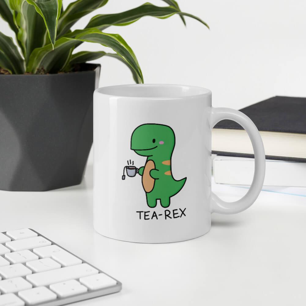 Cốc sứ hình Tea-rex ngộ nghĩnh và dễ thương