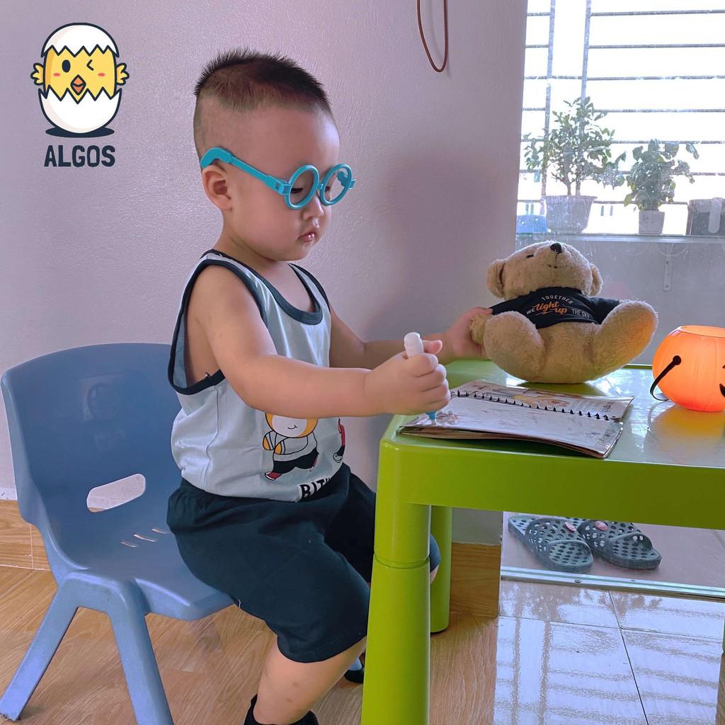 Bộ quần áo bé trai - Bộ Gấu - Cotton 100% thoáng mát thấm hút mồ hôi an toàn cho bé