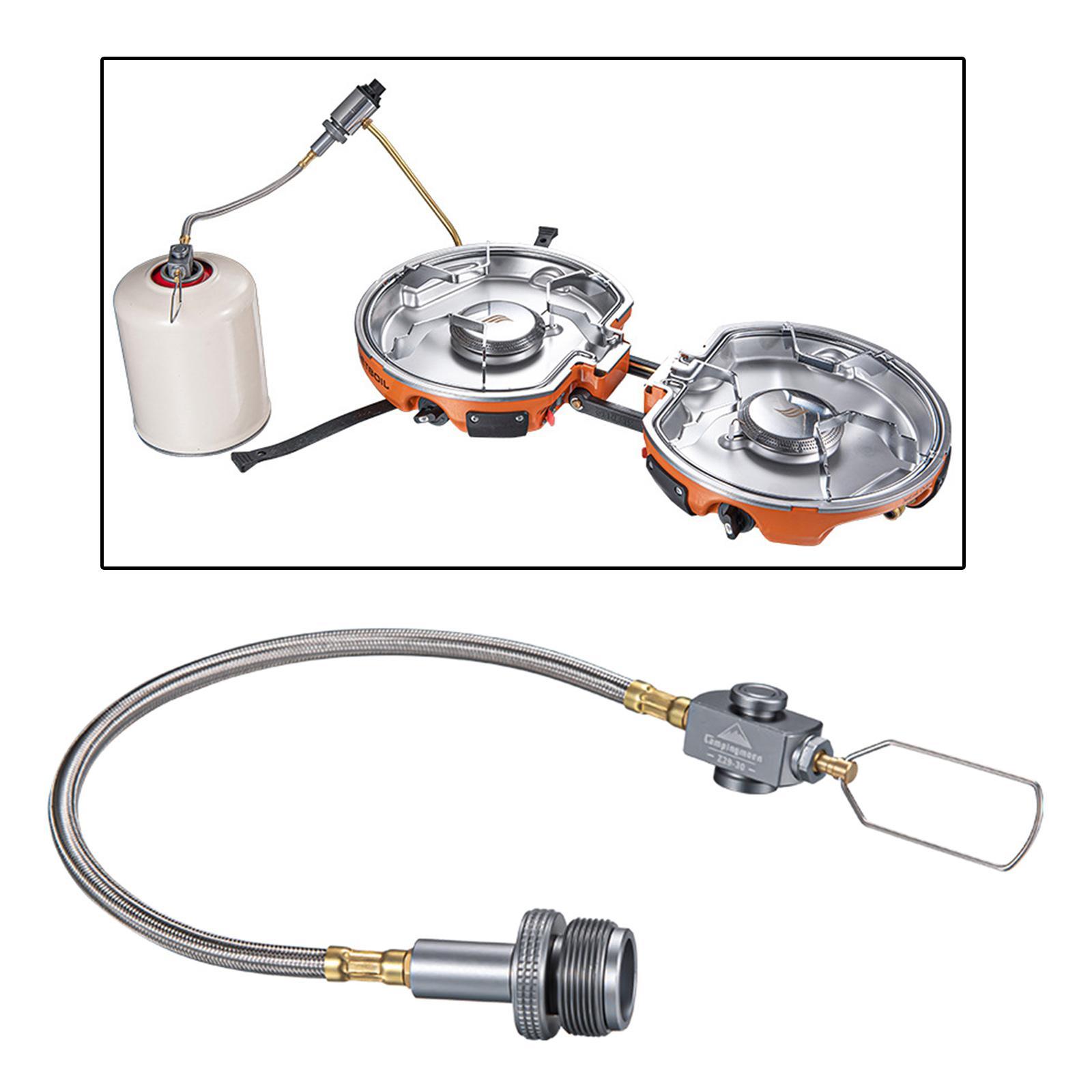 Gas Adapter Hose Connector Regulator for Outdoor Camping Fishing Grill