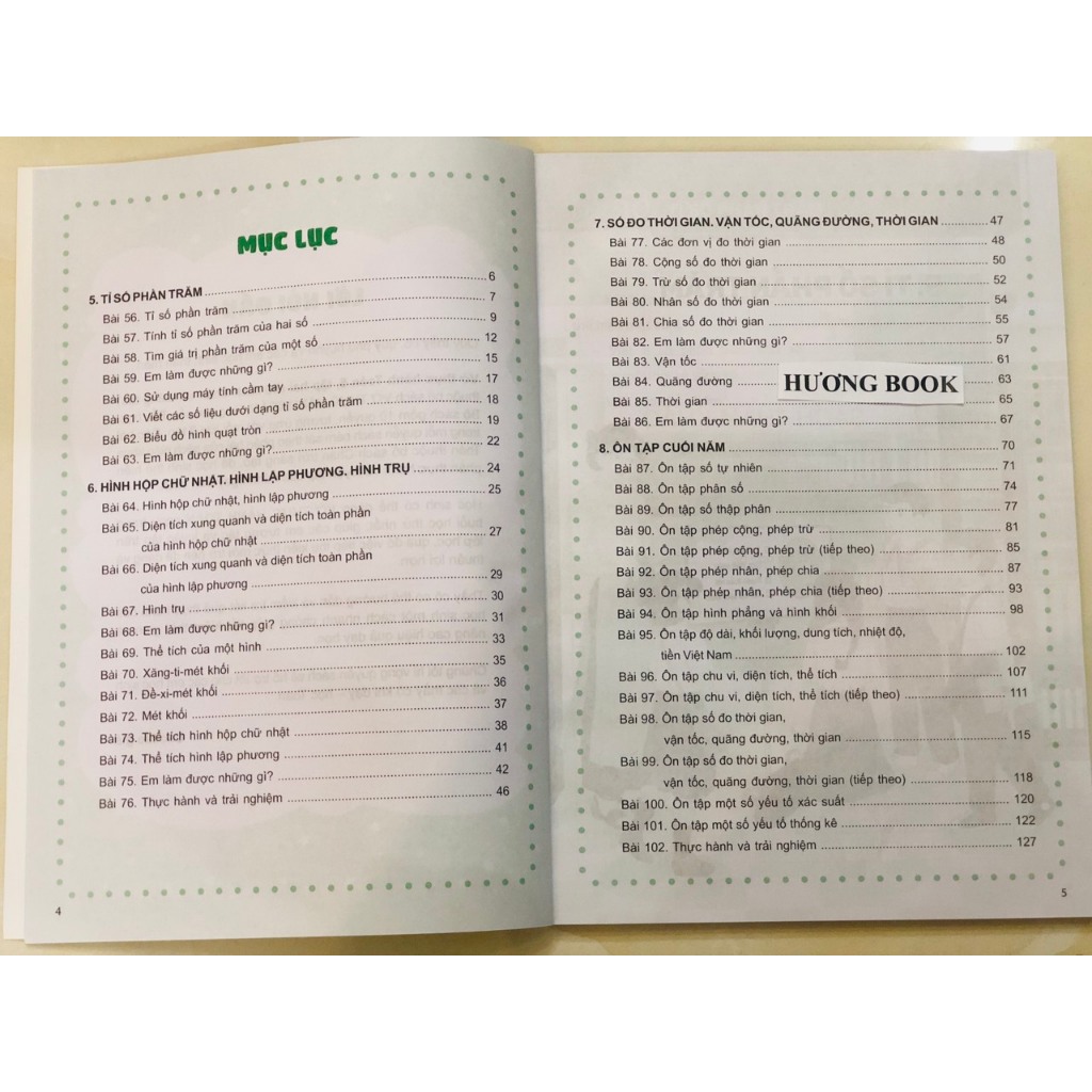 Sách - Combo Vở thực hành Toán 5 - tập 1 + 2 (Bộ sách Chân trời sáng tạo)