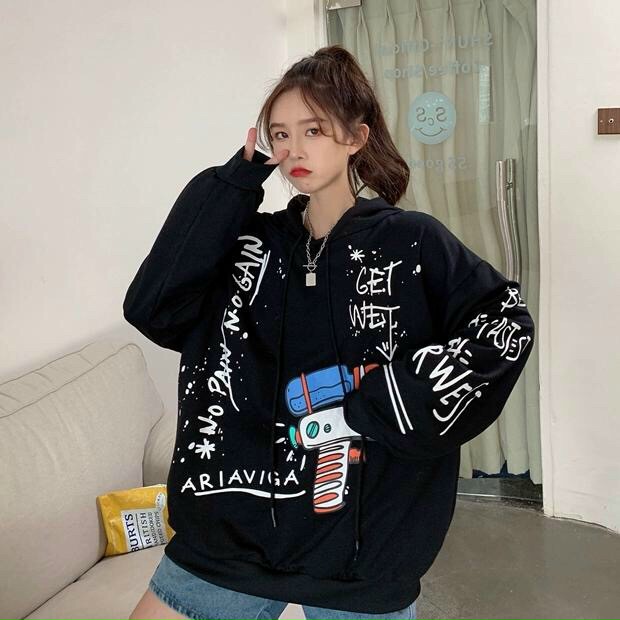 ÁO KHOÁC HOODIE NƯỚC CÁ TÍNH ẤN TƯỢNG