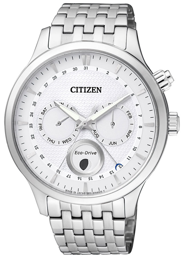 Đồng Hồ Nam Citizen Dây Thép Không Gỉ AP1050-56A - Mặt Trắng (Sapphire)