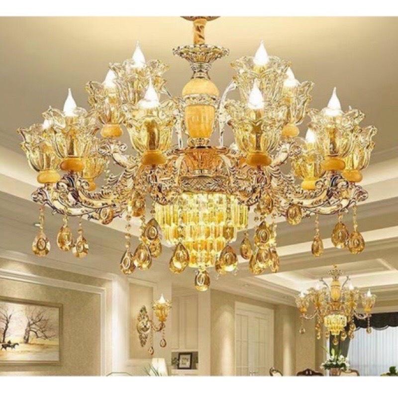 Đèn chùm thả trần phale cao cấp cho phòng khách biệt thự,nhà hàng,khách sạn spa phong cách hiện đại sang trọng