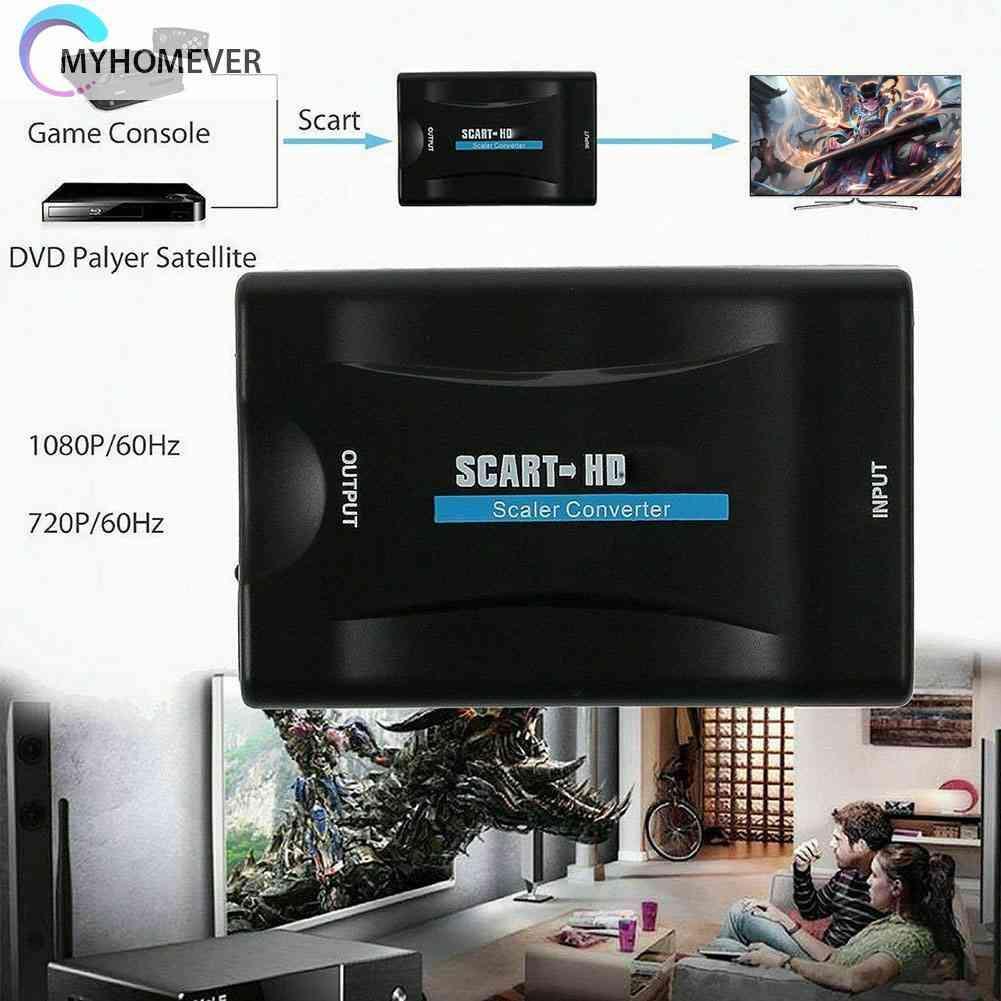 Bộ ChuyểN ĐổI Âm Thanh / Video SCART Sang HDMI 1080P