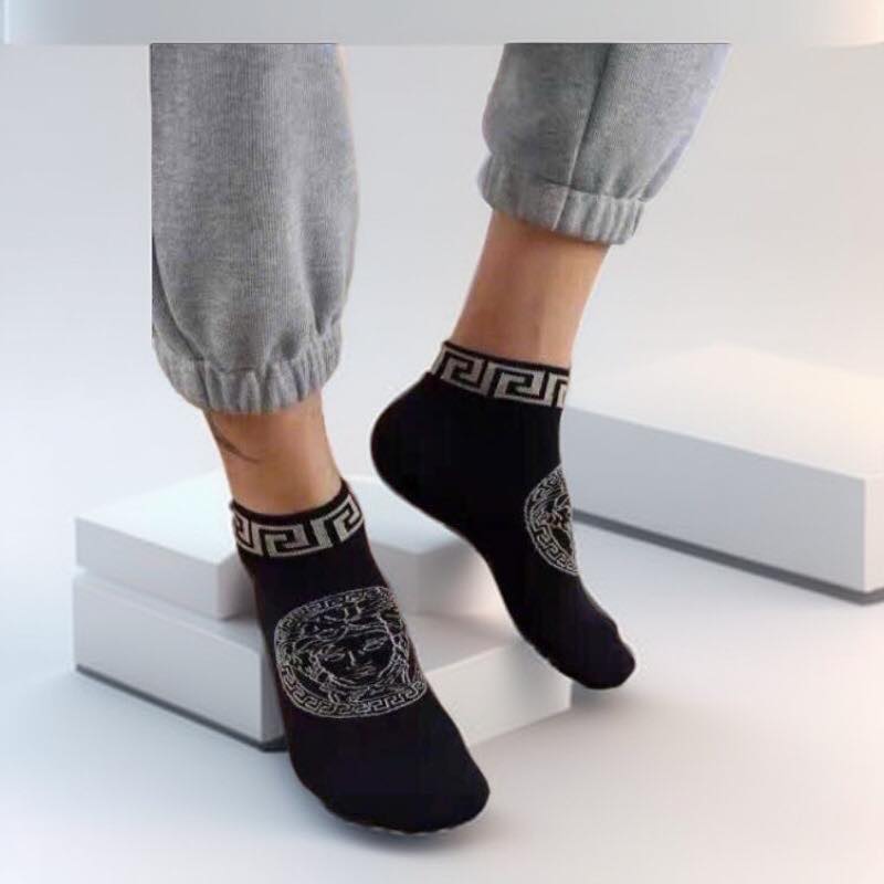 Combo 5 đôi tất cổ ngắn thời trang mới siêu đẹp, chất coton cao cấp