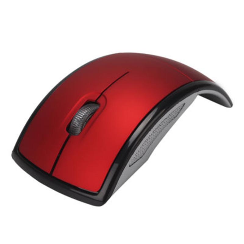 2.4GHz Wireless Arc Foldable Optical USB Cordless Mouse for Laptop PC