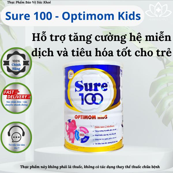 Sữa Sure 100 Optimom Kids Hộp 900g