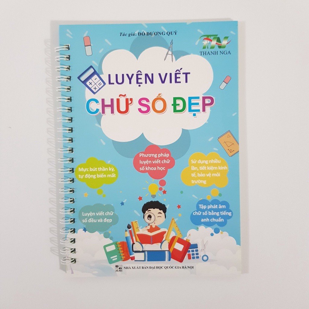 Combo 3 Bộ Tập Tô Dập Rãnh Mực Tự Bay, Tập Tô Chữ Cái - Số - Nét Cơ Bản Tự Xóa Thần Thánh Cho Bé Học Tốt Tiếng Việt Tặng Kèm Bút Mực Bay Màu