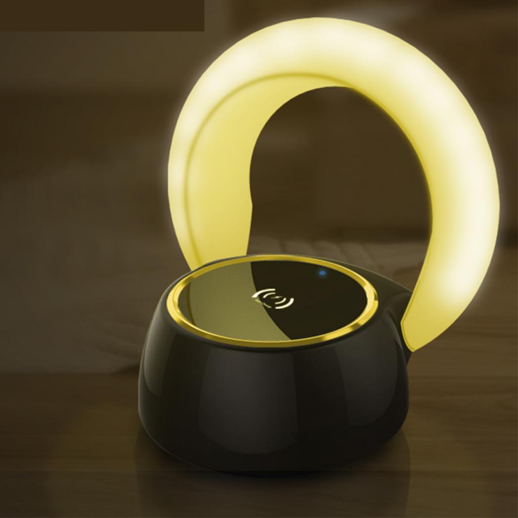 Qi Wireless Charger Charging Dock Pad For Samsung iPhone X S8 Warm Light