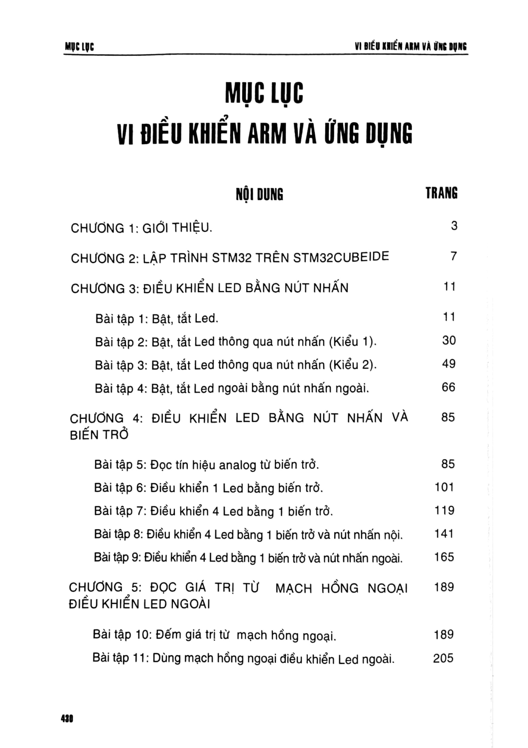 Vi Điều Khiển ARM Và Ứng Dụng - Lập Trình Điều Khiển Với STM32 - TS. Bùi Thị Duyên chủ biên, TS. Bùi Anh Tuấn, TS. Trần Quốc Hoàn, TS. Nguyễn Tiến Dũng, TS. Lê Doãn Trinh