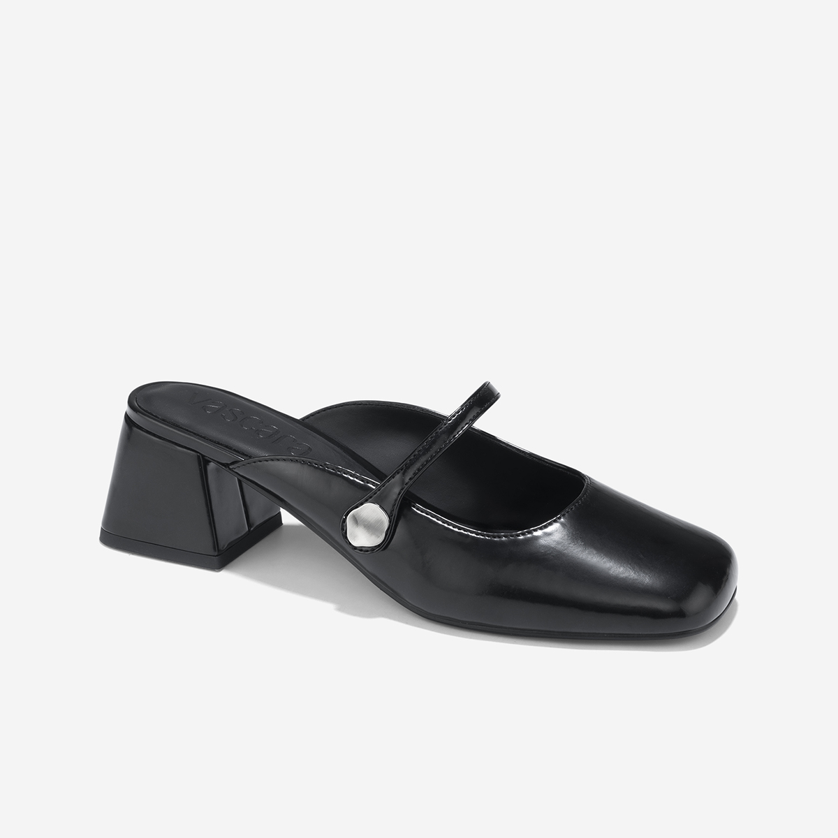 Guốc Mule Mary Janes Nhấn Khóa Trang Trí - GNN 0212