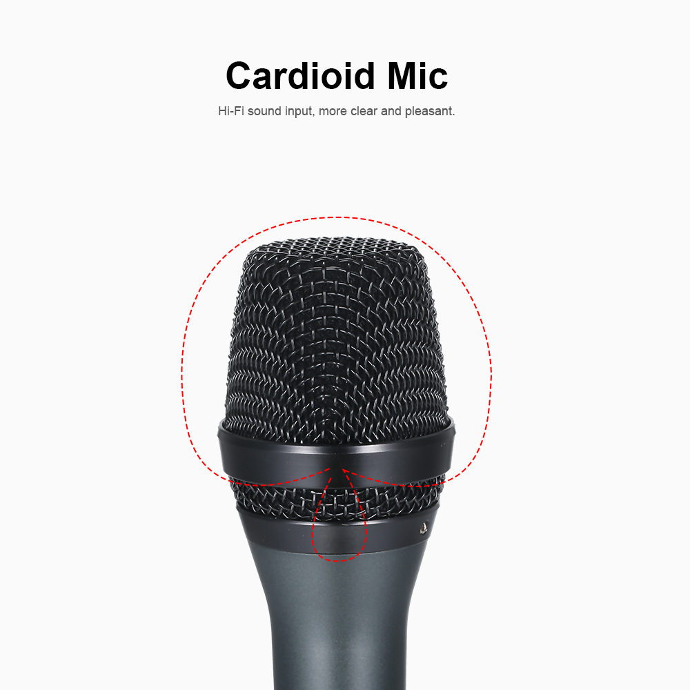 Micrô Cầm Tay Có Dây Hát Karaoke Giọng Nói Rõ Ràng