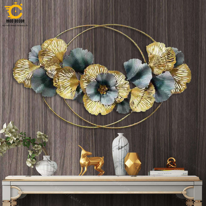 Tranh sắt treo tường trang trí MOD Decor, phong cách Bắc Âu nghệ thuật Lianzhang JJT mã 821