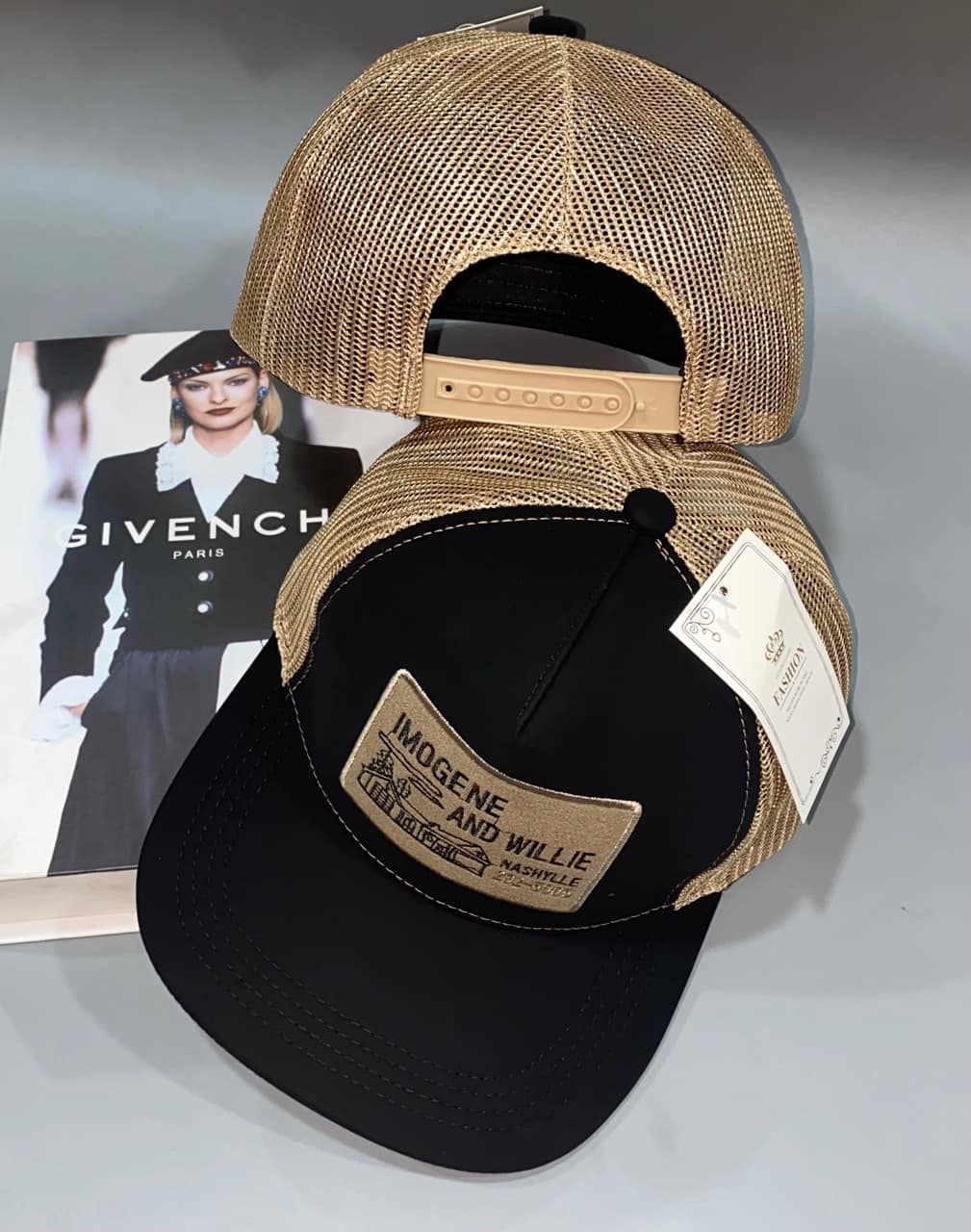 Nón hiphop, mũ snapback Imogene vải kaki phối lưới form chuẩn thời trang đường phố siêu đẹp