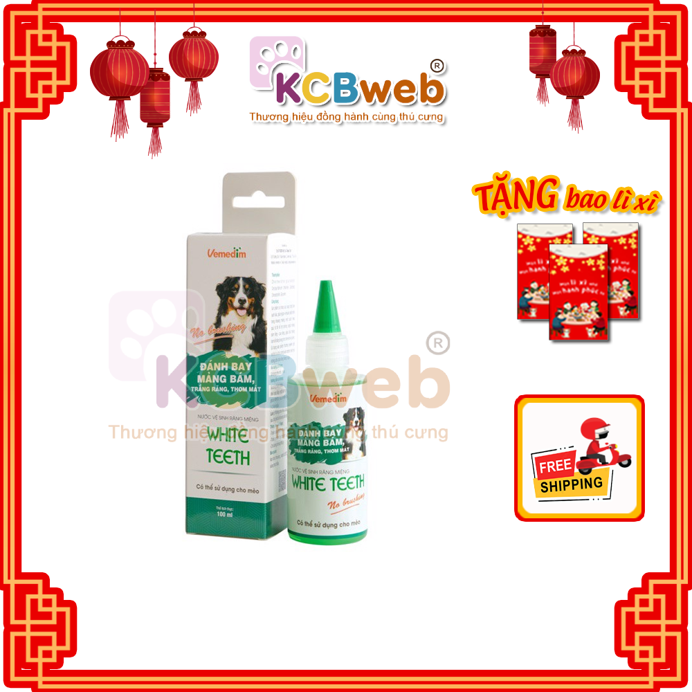 Nước súc miệng cho chó mèo Vemedim