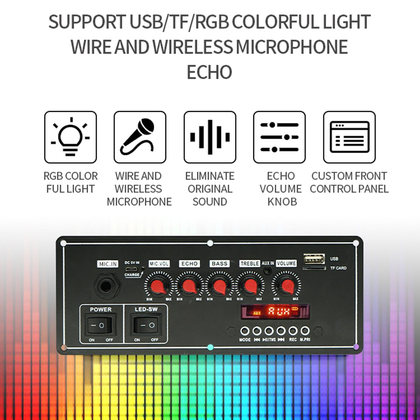 MP3 Bluetooth  Board Player Module with Remote Control 2x20W Premium Dual Decoding 7.4V FM Audio Module Durable Audio  Module