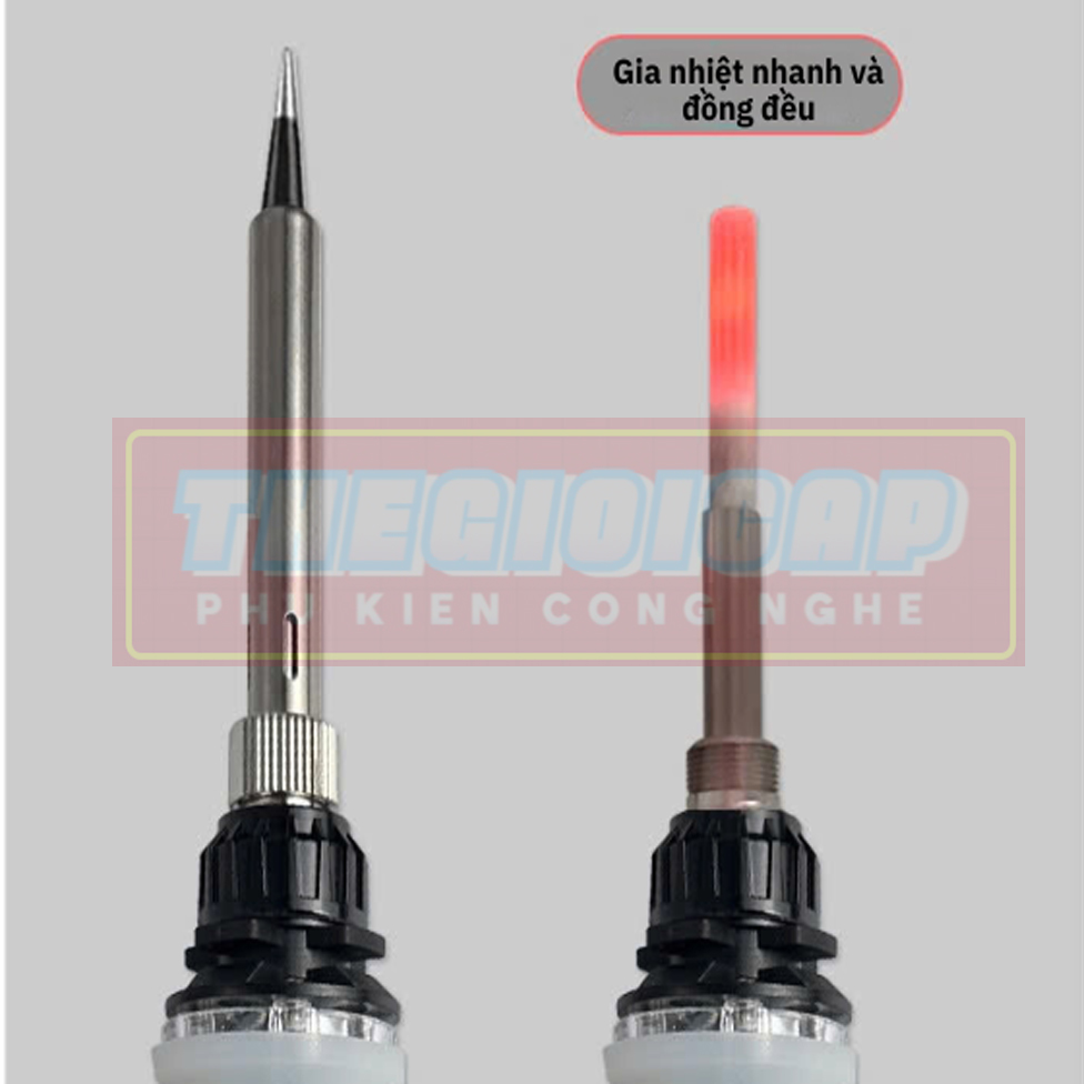 ROGTZ Mỏ Hàn Điều Chỉnh Nhiệt Độ 936DR-L 80W Có Màn Hình LCD - Hàng Nhập Khẩu
