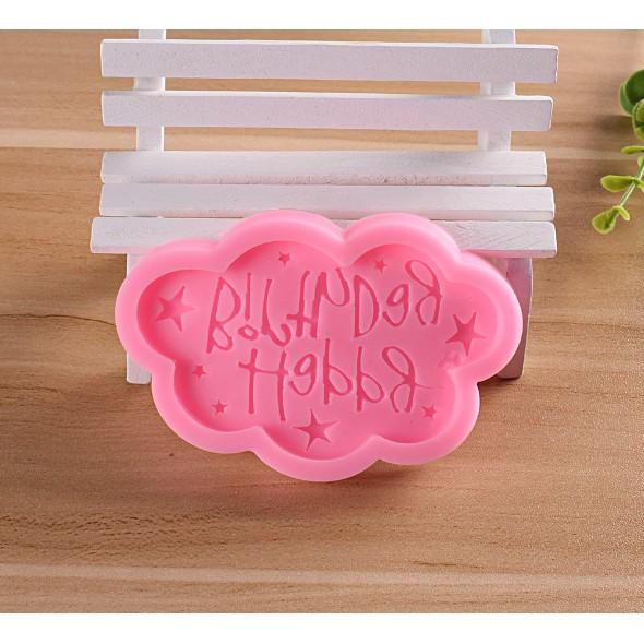 Khuôn silicon 3D happy birthday