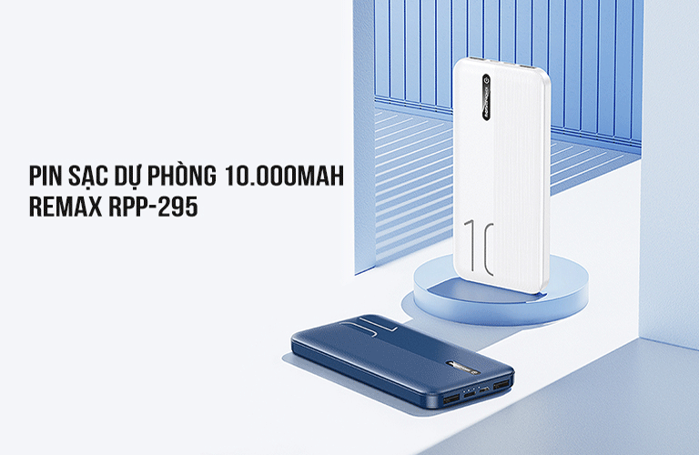 Hình ảnh Pin sạc dự phòng 10000mAh Remax RPP-295 Hàng chính hãng