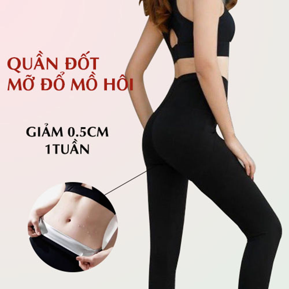 Quần legging BU cao cấp, quần tập gym, yoga định hình, tan mỡ, giảm cân, dưỡng eo, dùng để kích thích đổ mồ hôi, giảm cân nhanh chóng giúp giảm 0.5cm vòng eo trong vòng 1 tuần