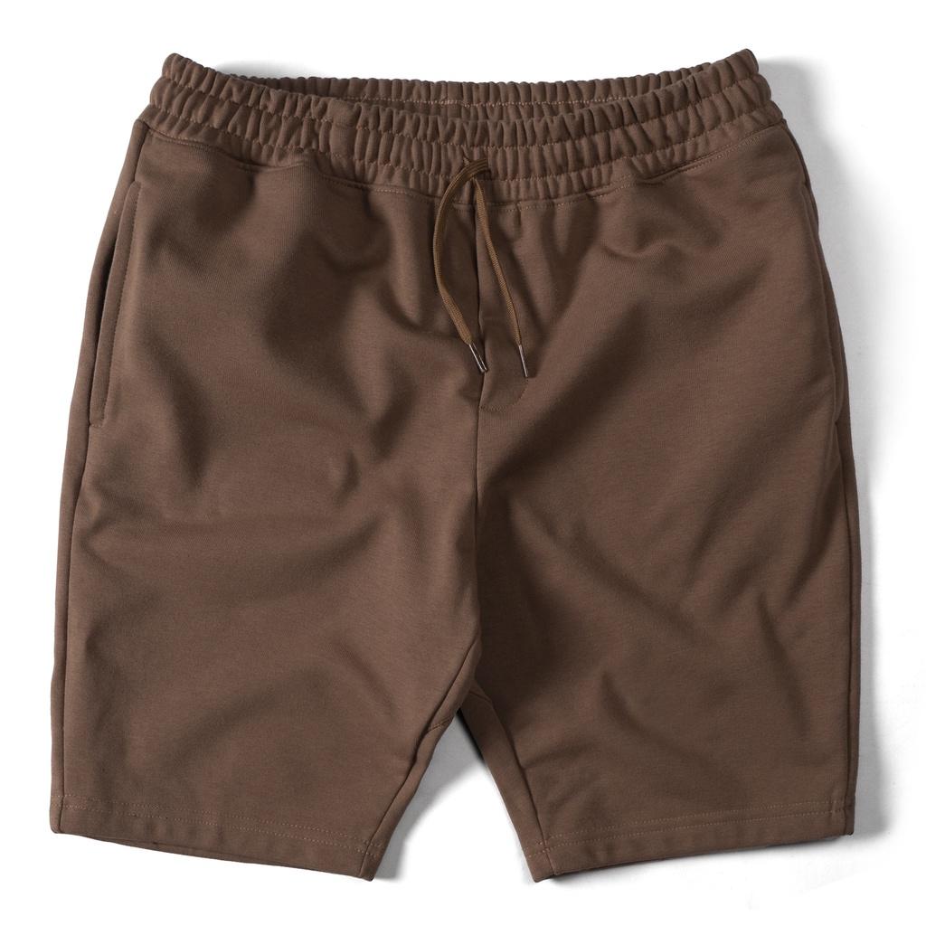 Quần short nam, vải thun chân cua, co giãn, thoáng mát, BASIS QT01