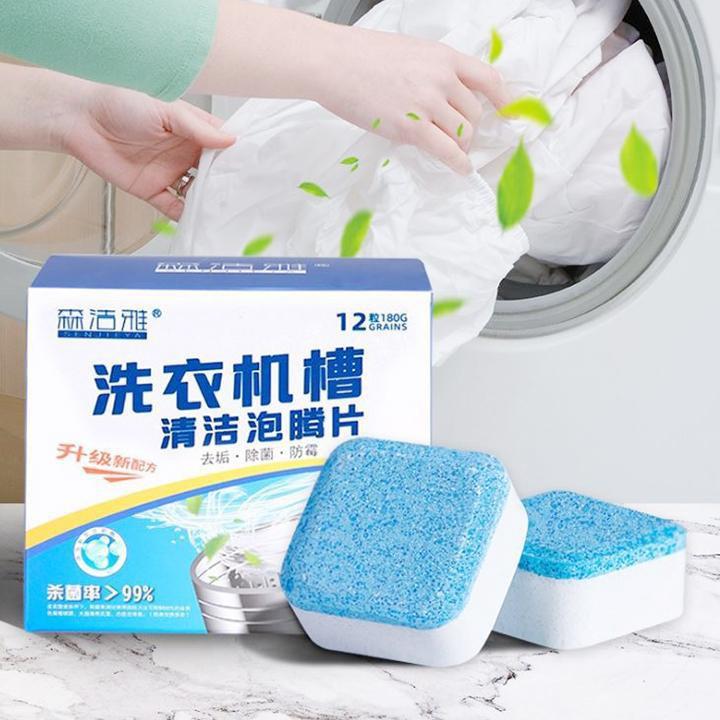 Hộp 12 Viên Tẩy Lồng Máy Giặt
