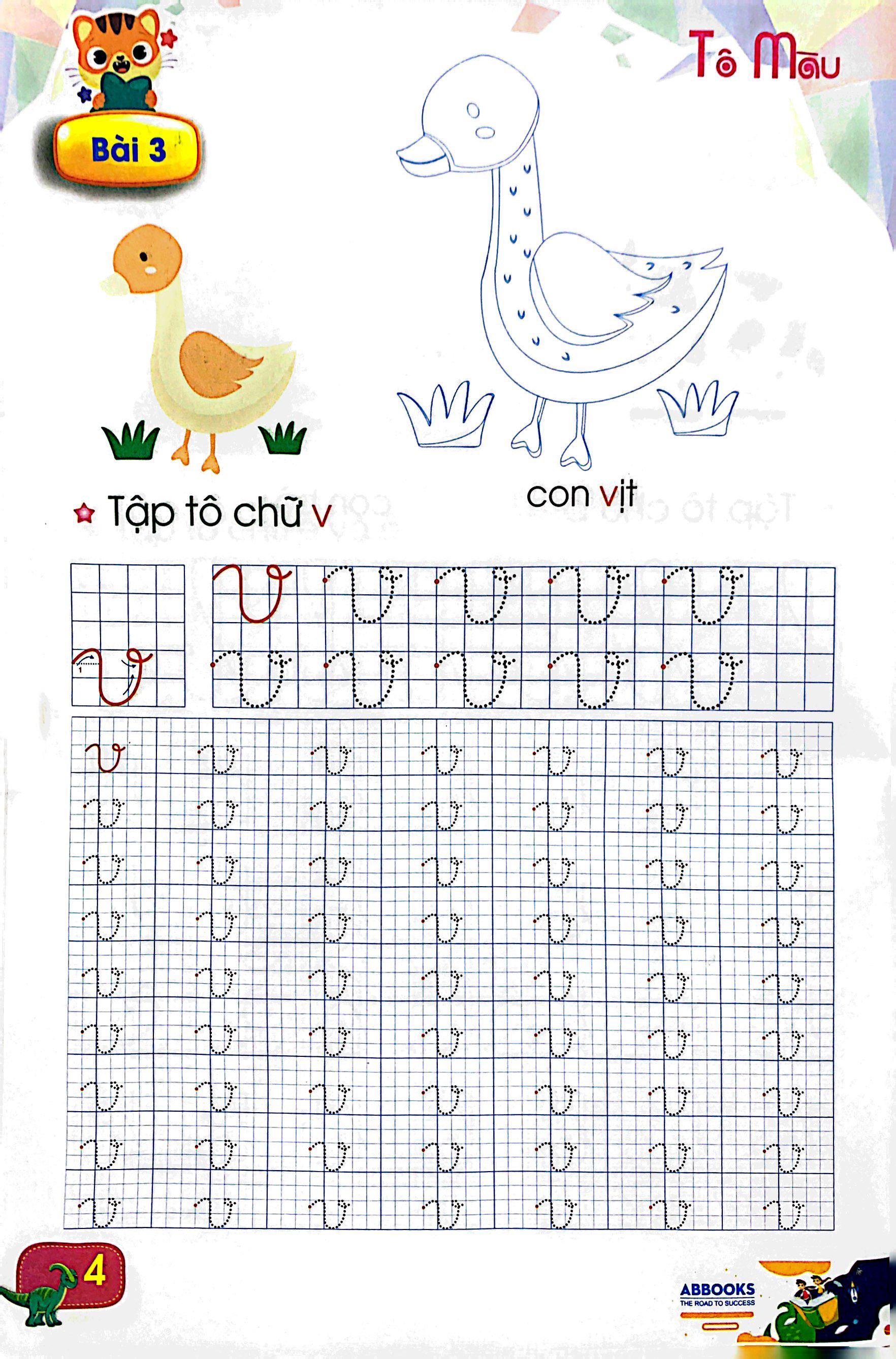 Luyện Tay Cầm Bút - Tập Tô Chữ (Dành Cho 4-5 Tuổi)