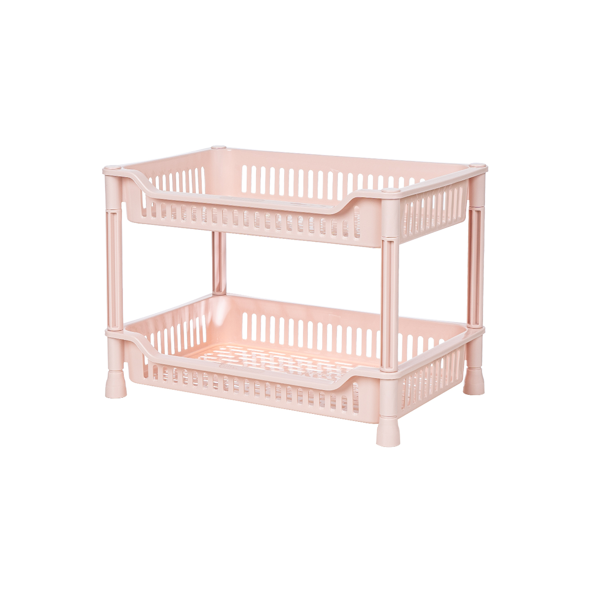 Kệ nhựa chữ nhật cỡ trung 2 tầng/3 tầng VIỆT NHẬT 5538 - Kệ đựng gia vị, chén đĩa, đồ dùng phòng tắm 