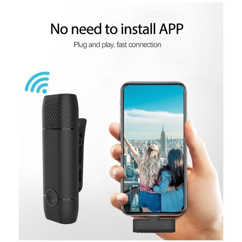 Micro ko dây/mini mic livestream/micro không dây cài áo/tablet táo/Android Vlog Type-C/Hải cảng Micrô