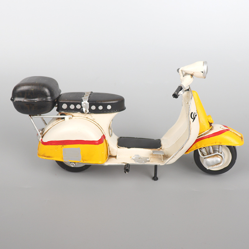 Mô Hình Xe Vespa Vintage - Mô Hình Thủ Công - Quà Tặng - Décor Home - Décor Quán Cafe