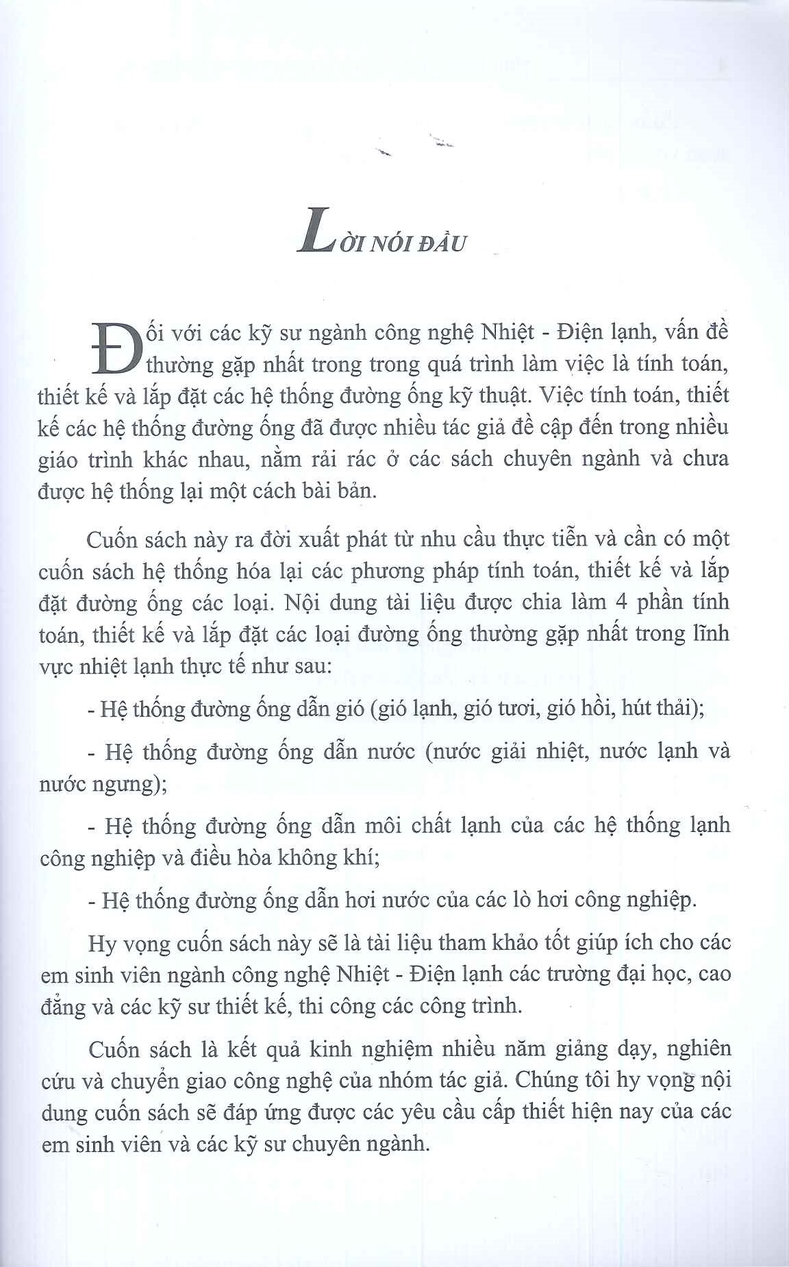 Tính Toán, Thiết Kế Và Lắp Đặt Các Hệ Thống Đường Ống Trong Kỹ Thuật Nhiệt - Lạnh - GS.TS. Đinh Văn Thuận, PGS.TS. Võ Chí Chính