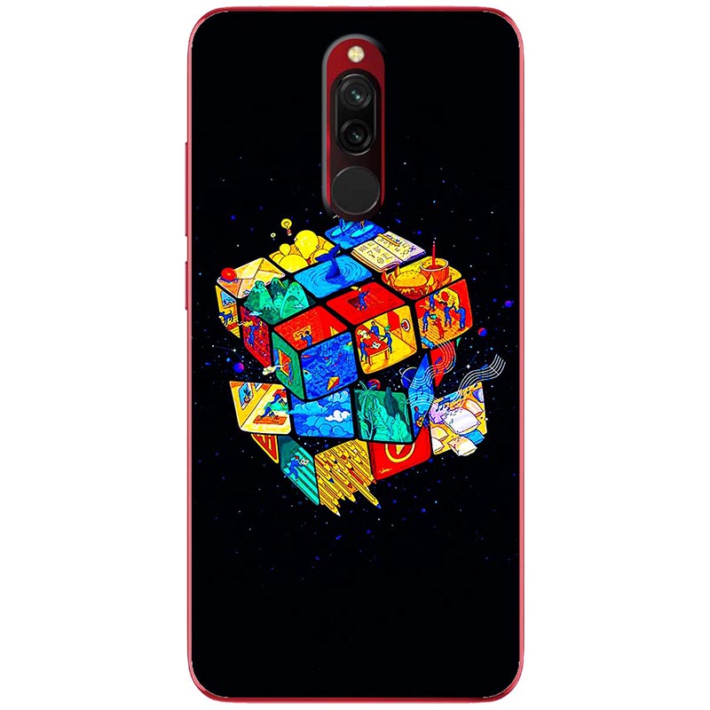 Ốp lưng dành cho Xiaomi Redmi 8 mẫu Rubik