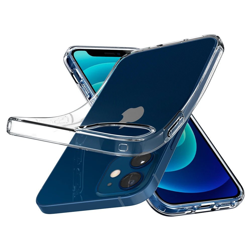 Ốp lưng cho Iphone 12 Mini Silicon trong suốt cao cấp chống va đập, chống trầy xước toàn diện